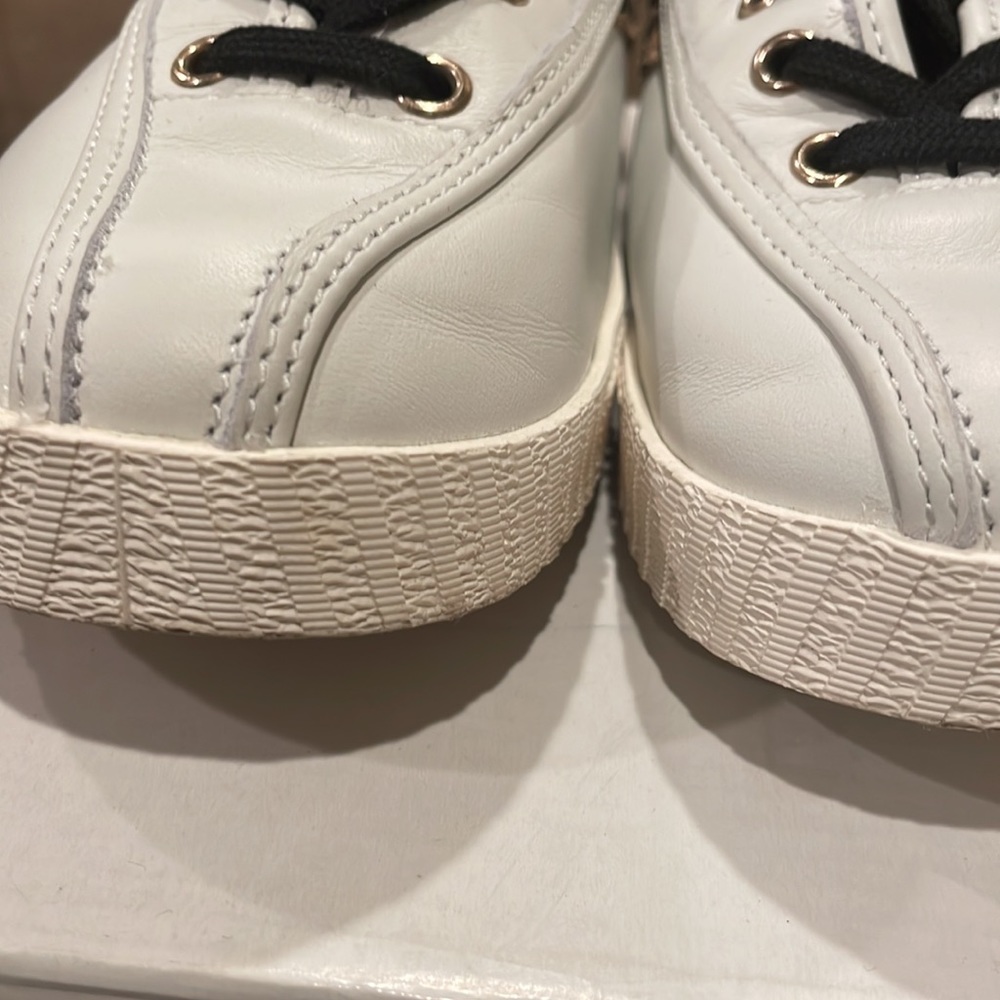 ☀️Tretorn wtNYLite25 Plus Vintage white/ tan + black multi leather suede ☀️ - Picture 10 of 10